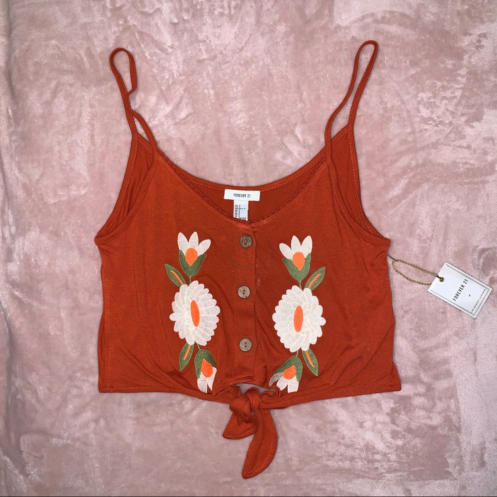 Floral Crop Top